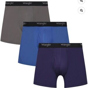 Wrangler workwear cooling boxer briefs Navy/grey/blue Set (3) Size L